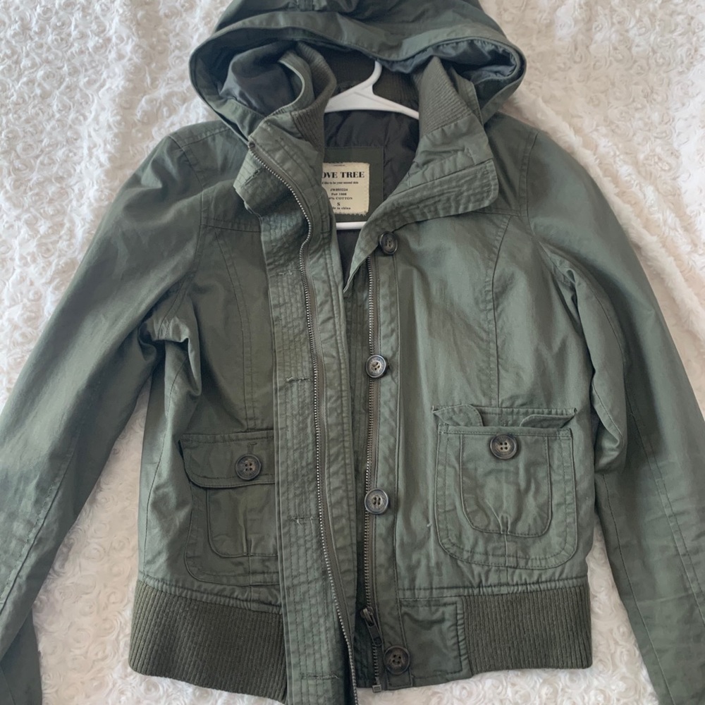 Army green jacket